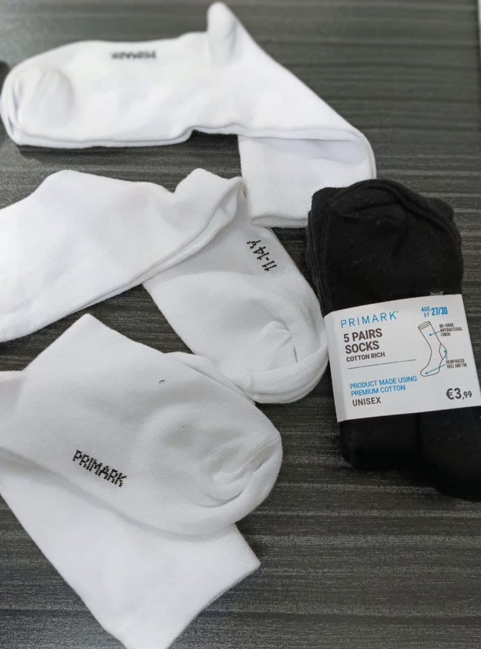 SocksAllWhite